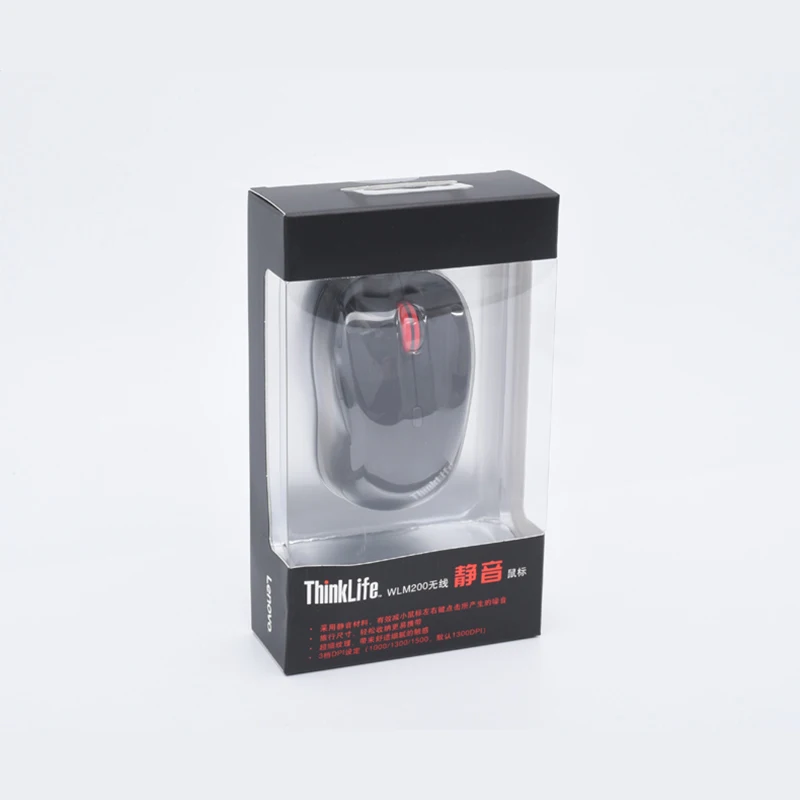 Беспроводная мышь Lenovo ThinkPad WLM200 Classic Black Laser 0A34329 / OA34329.