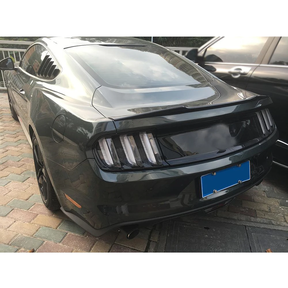 Автомобильный спойлер для багажника из углеродного волокна Ford Mustang Coupe 2015 2017|trunk