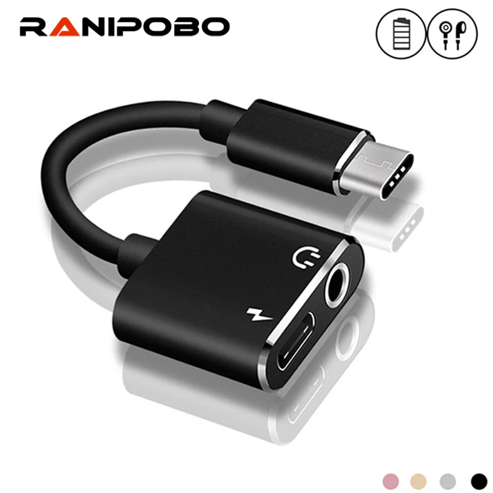 Тип USB C до 3 5 мм разъем для наушников адаптер Leeco Le Max 2/Pro S3 на обоих концах
