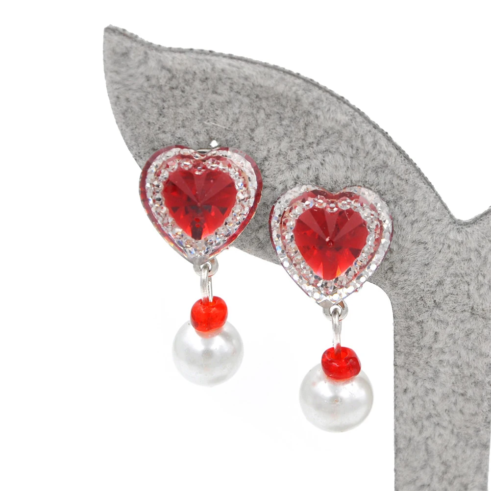 

1 Pair Ear Clip Style Earring Soft Cushion Invisible Ear Hanging Ear Clip No Piercing Earring For Children Kids