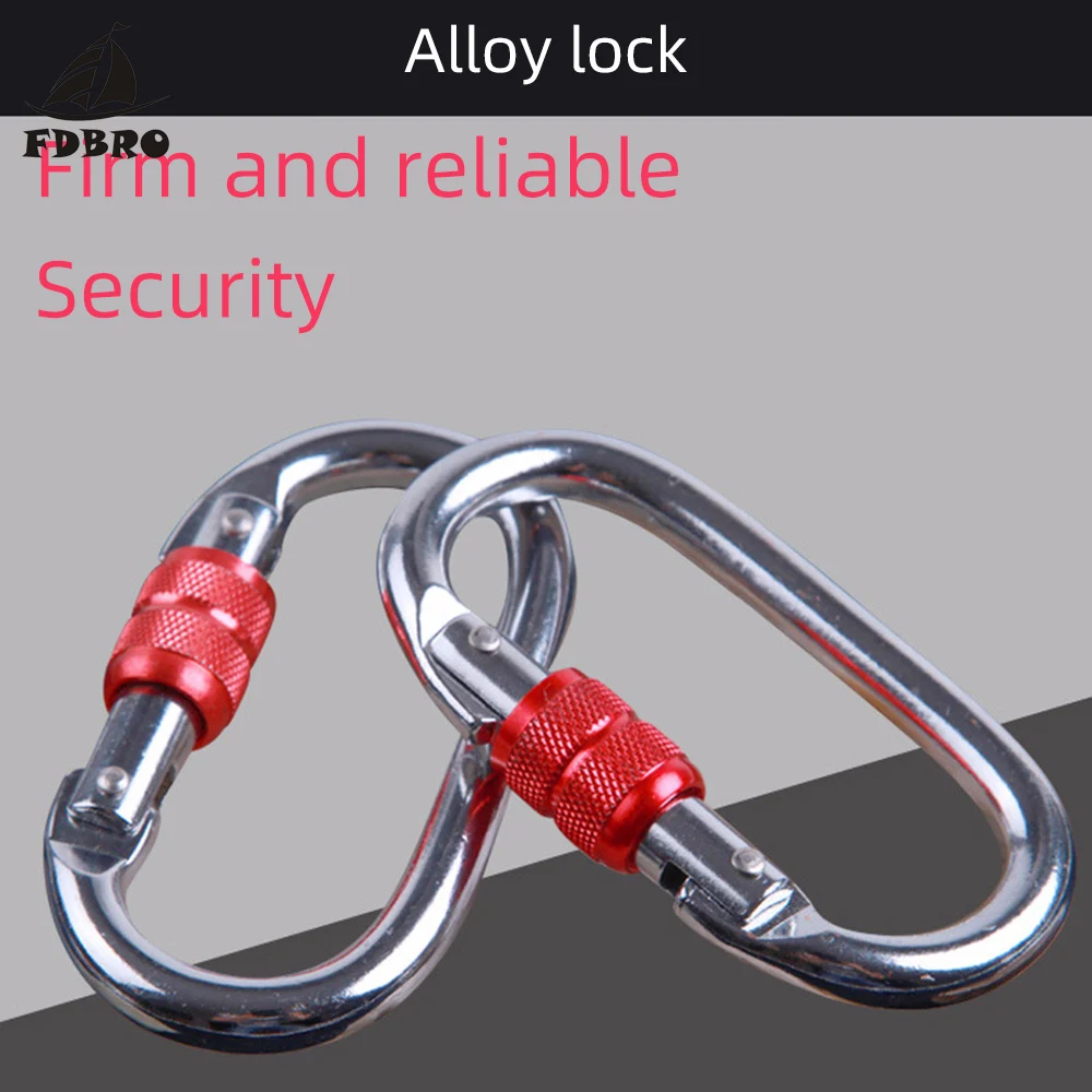 Yoga Hammock Buckle Accessories Climbing Carabiner for Safety Lock Survival Tool Hook Outdoor Camping Rock | Спорт и развлечения