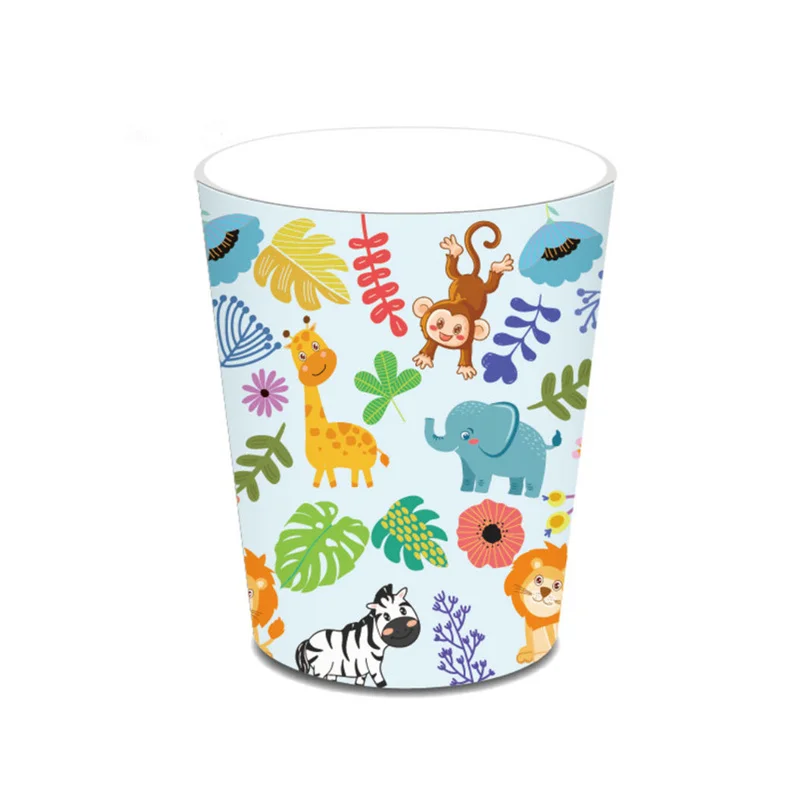 Скатерть для детского стола с изображением сафари в джунглях 130 х 220 см 1 шт. | Дом и