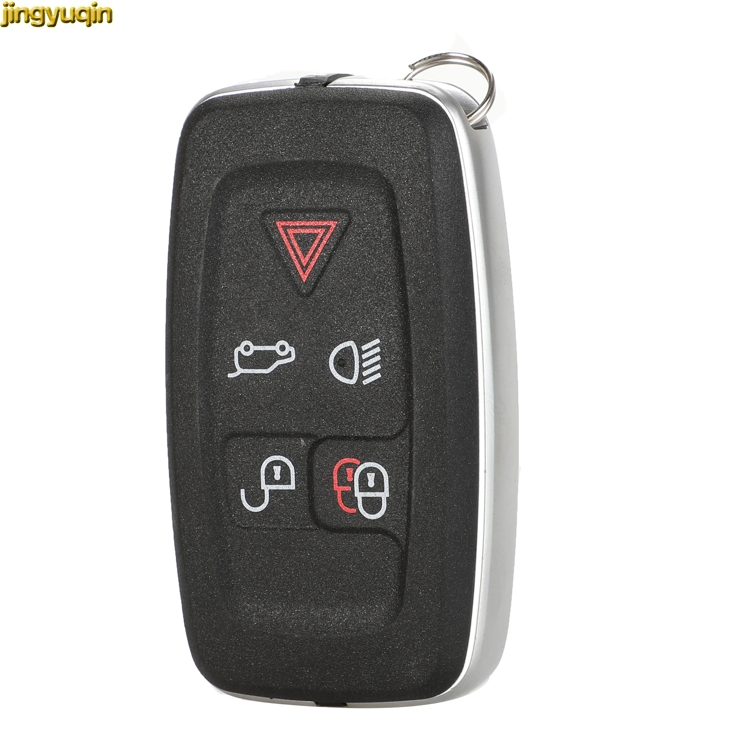 

Jingyuqin Remote Car Key Shell For Land Rover Range Rover SPORT LR4 Vogue 2010-2012 Fit Jaguar Key Fob Housing 5 Buttons