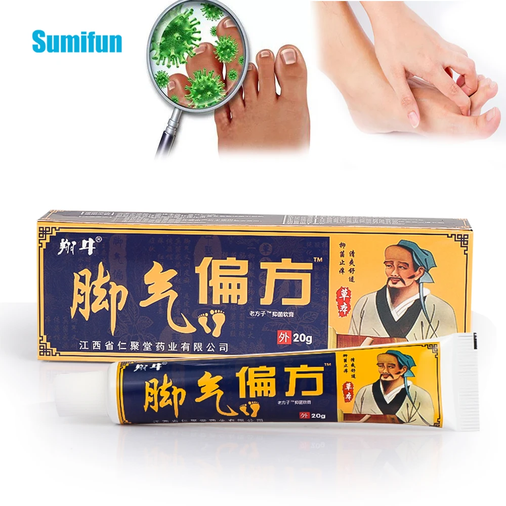 

20g Antibacterial Foot Corn Cream Eczema Psoriasis Cream Anti-itch Skin Rash Urticaria Desquamation Beriberi Remover Treatment