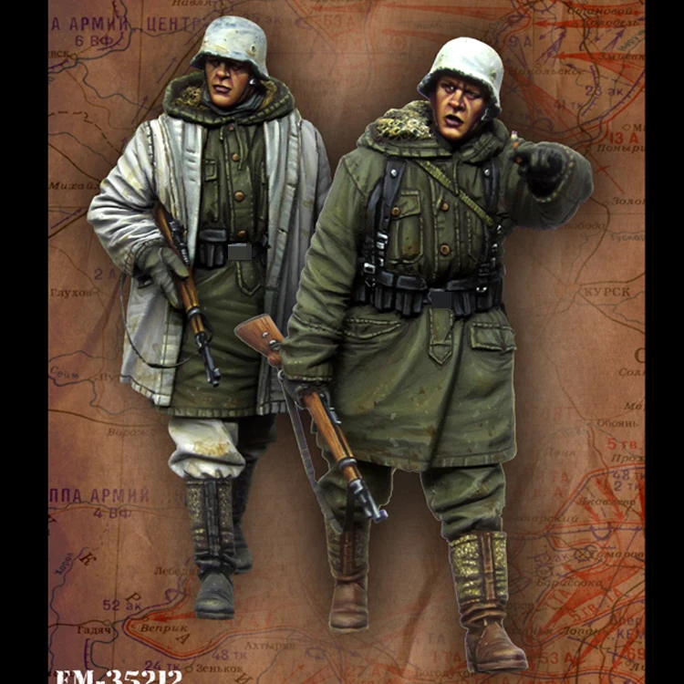 

Модель Фигурки GK из смолы 1/35 года, солдат, пехота, зимний набор, военная тема Второй мировой войны, несобранный и Неокрашенный комплект