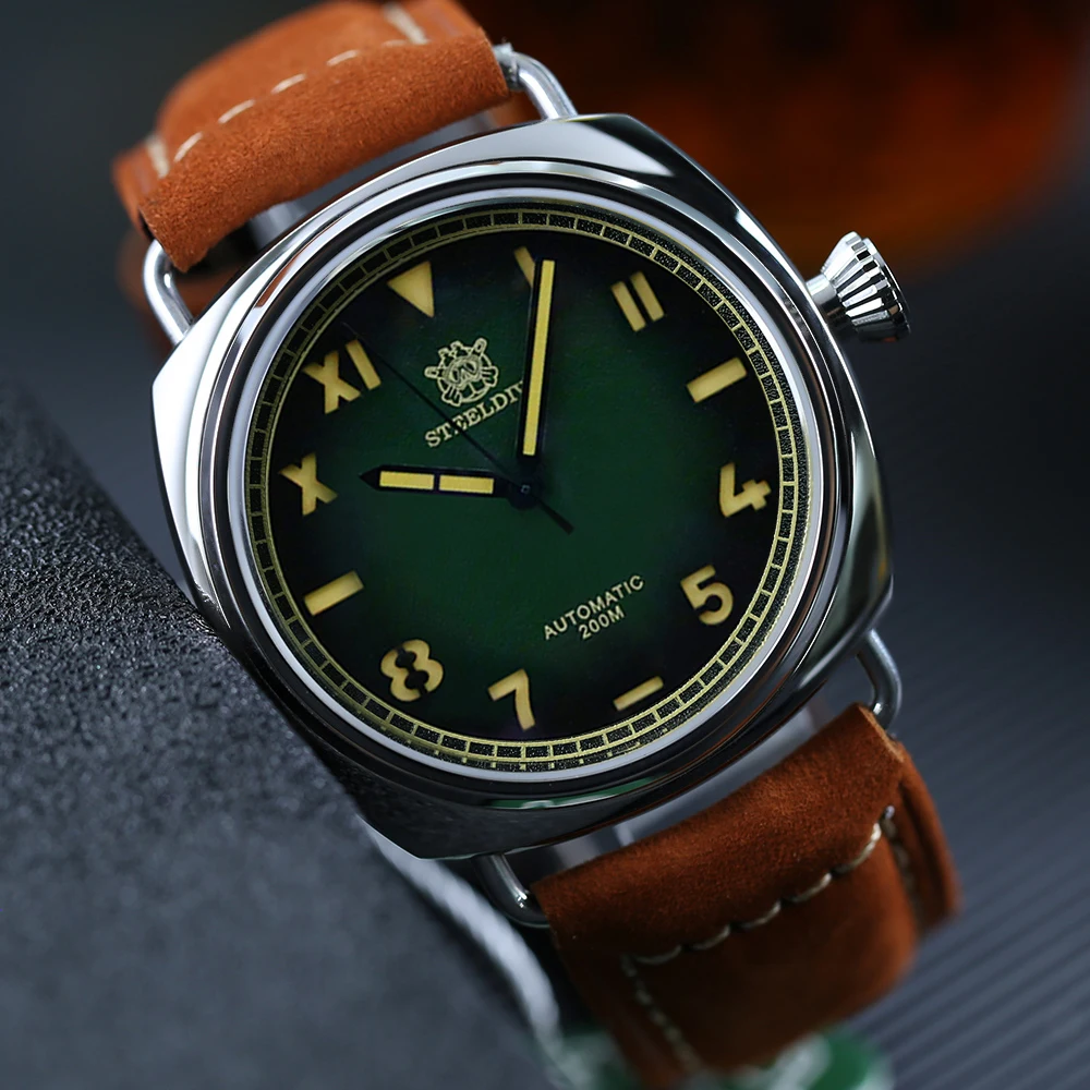 Мужские автоматические механические часы из стали для дайвинга 1936 японские NH35A