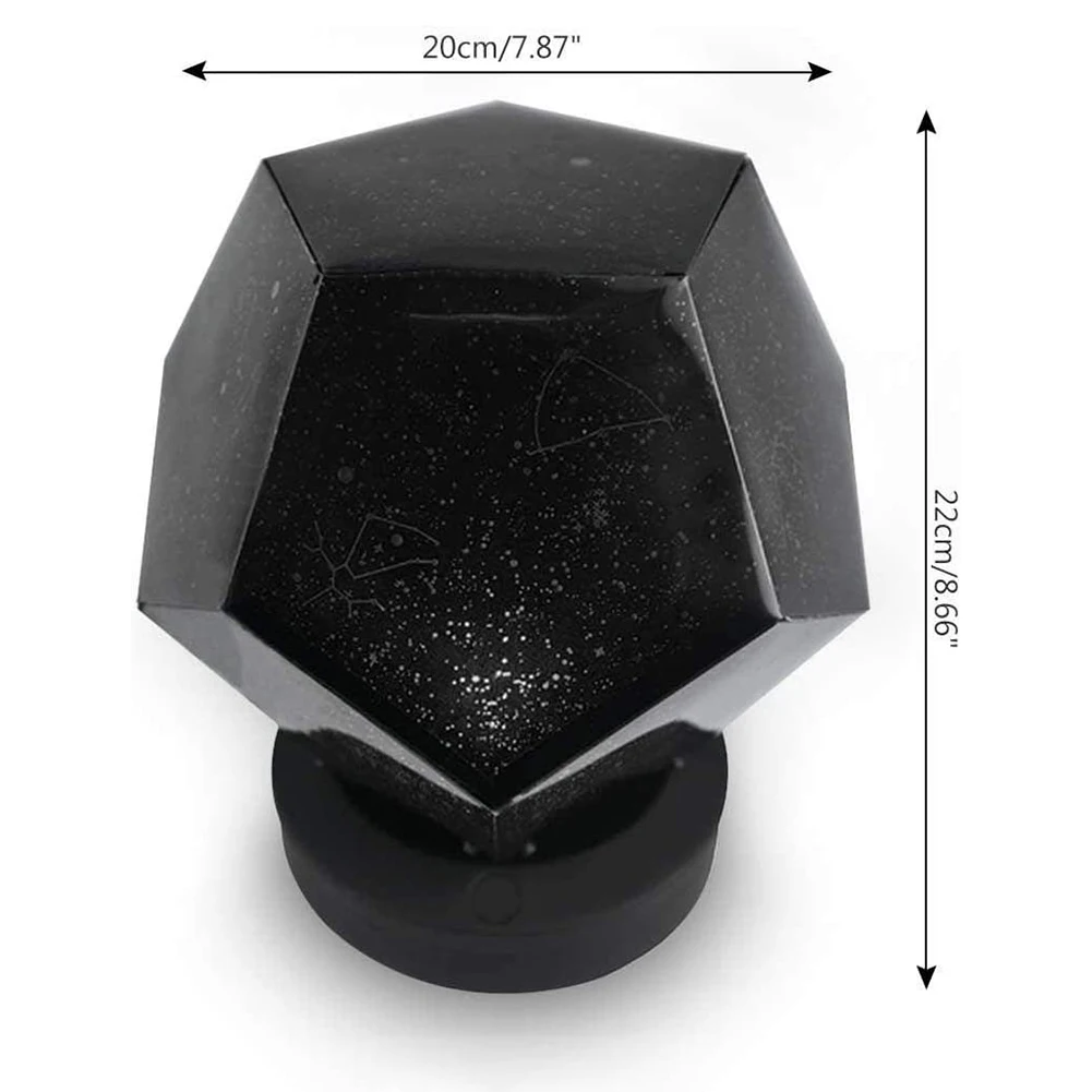

Creative Starry Sky LED Projector Light USB/Battery Powered Home Bedroom Stage Party Decorative Rotation Night Lamp Birthday