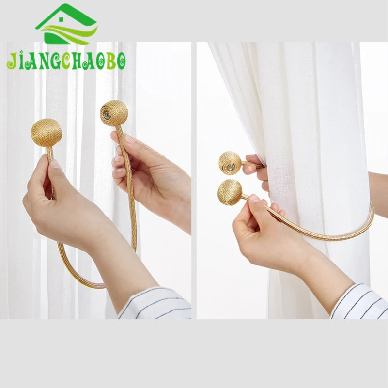 1 шт. жемчужные магнитные держатели для штор с зажимом Tieback Пряжка на зажимах