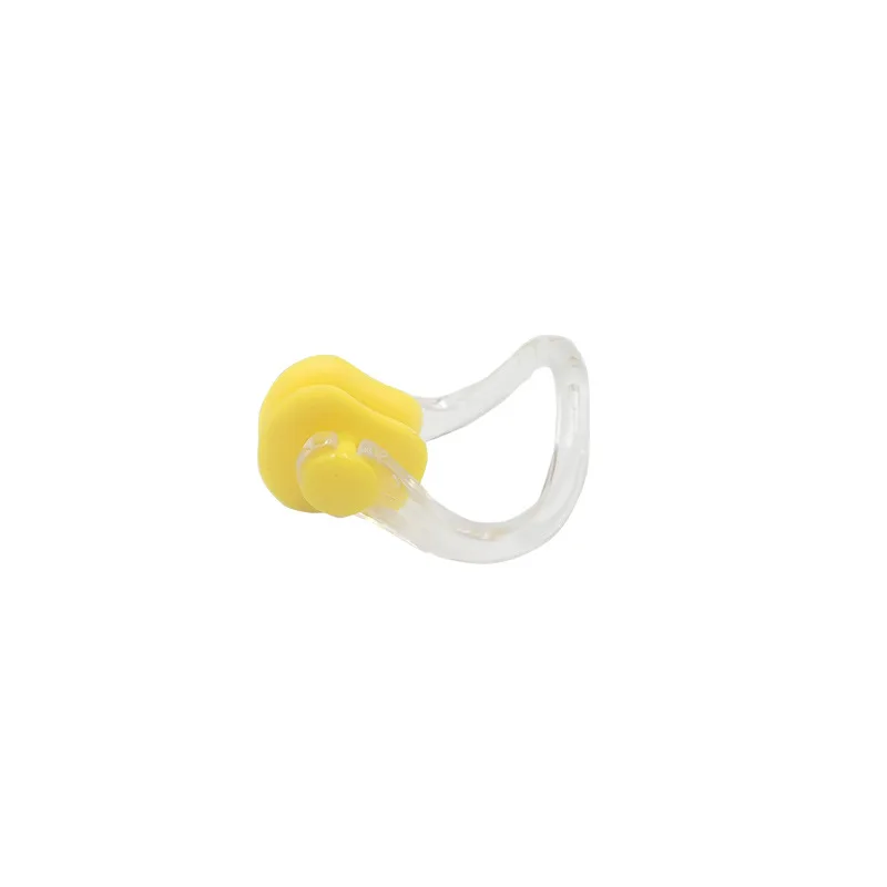 1 PC Yellow Горячая 1/10 шт./лот, многоразовые мягкие силиконовые зажимы для носа, удобные зажимы для дайвинга, серфинга, плавания, носа для взрослых и детей - Цвет: 1 PC Yellow