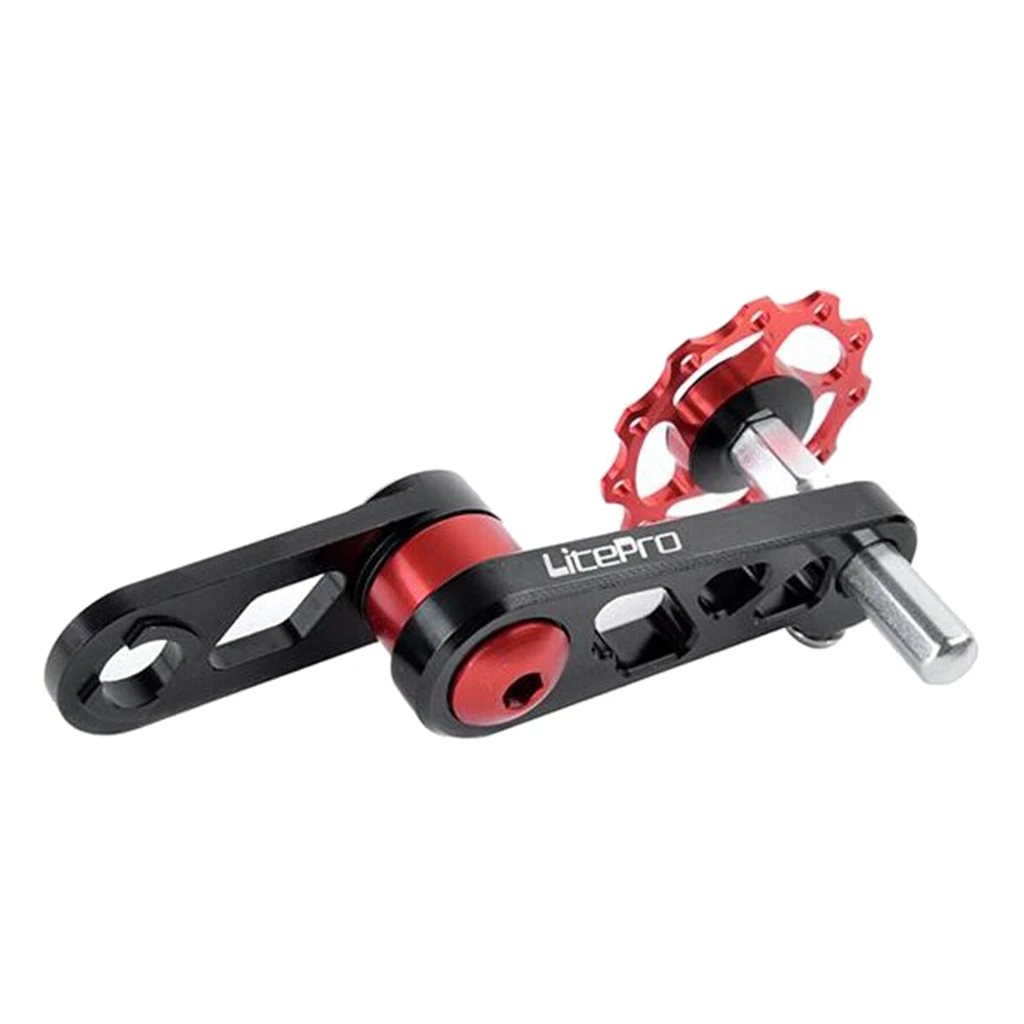 

Bicycle Chain Fastener Convert Rear Derailleur Tensioner Single Speed Converter Bike Replacement Black Red