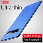 Чехол S10 Plus, матовый чехол Msvii для Samsung Galaxy S10 E Lite S20 S21 Ultra, чехол из поликарбоната для Samsung S20 S21 S9 S8 Plus S10E, чехлы