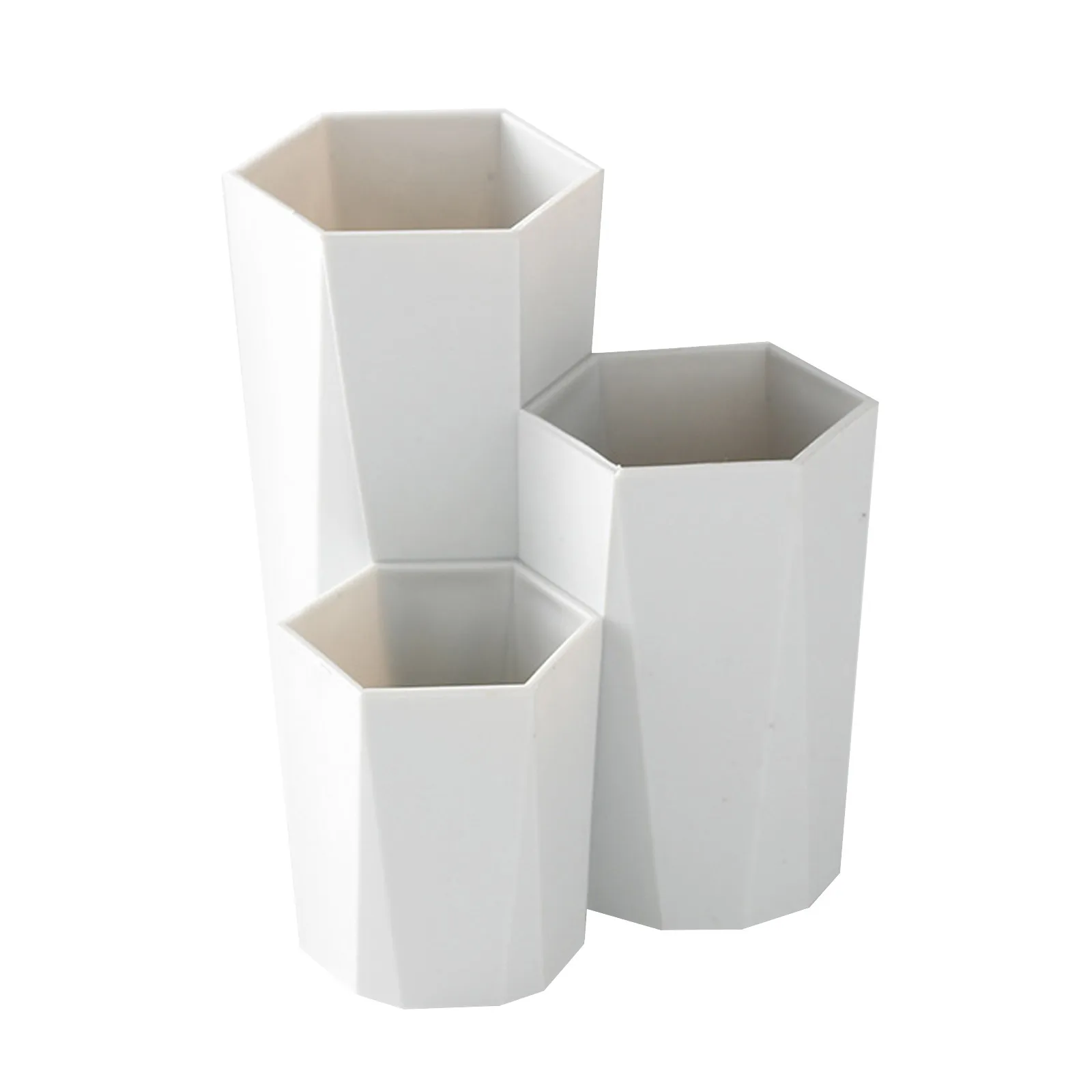 

Lipstick Organizer Gray White Khaki Holder Rangement Cosmetic Box Cosmetic Storage Box Pencil Pot Tool Holder Desk Makeup Brush