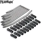 YEAHRUN 30 шт.компл. набор металлических Несобранных звеньев, пластиковый конец стержня для 1:10 RC Crawler 324 мм Колесная база Axial SCX10, детали для обновления