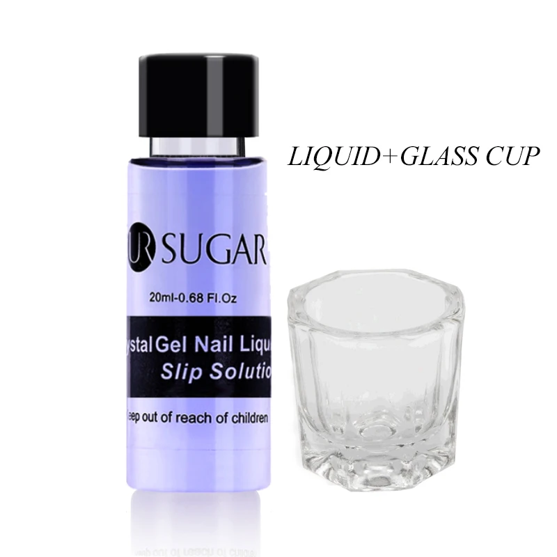 set 2 Ur Sugar 20 мл полигель-лак жидкий Слип-раствор лак для ногтей для акрилового наращивания Гель для маникюра скользит полиуф-гель - Цвет: set 2