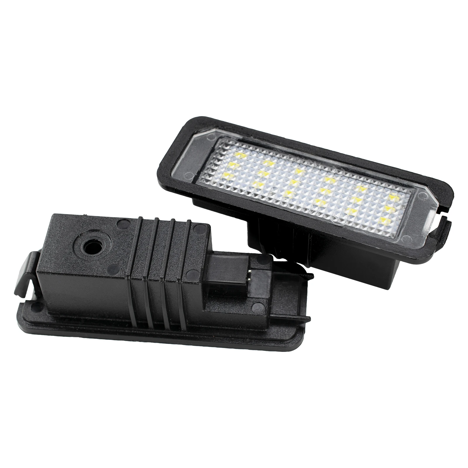 2Pcs Universal 12V 18 LED Car License Number Plate Lights Tail Lamp Bulbs for VW GOLF 4 5 6 GTI Passat B6 Lupo Scirocco Polo | Автомобили
