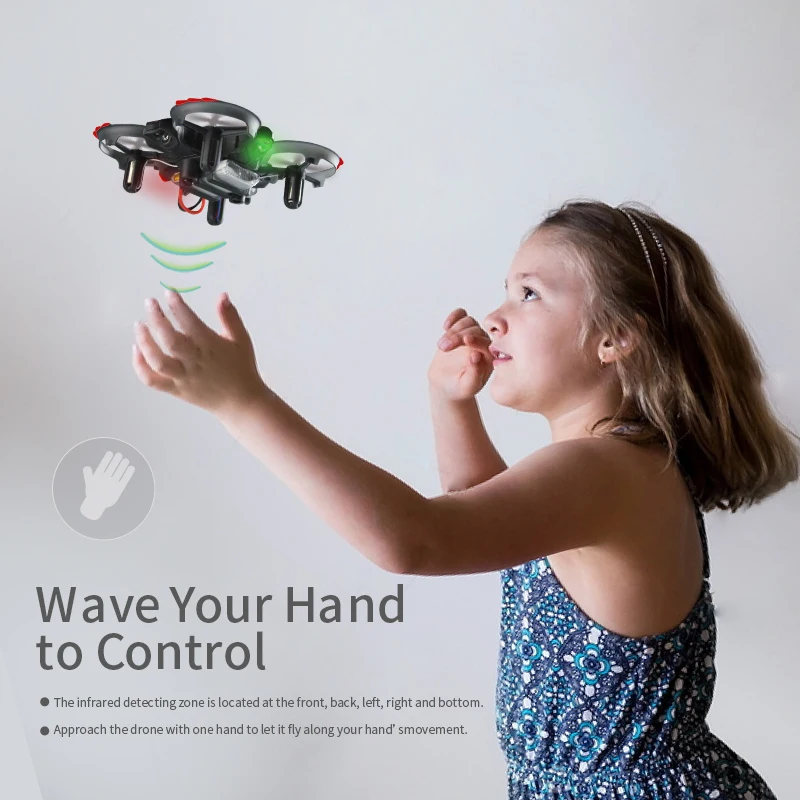 JJRC H56 мини Дрон инфракрасного зондирования управление жестами вертолет