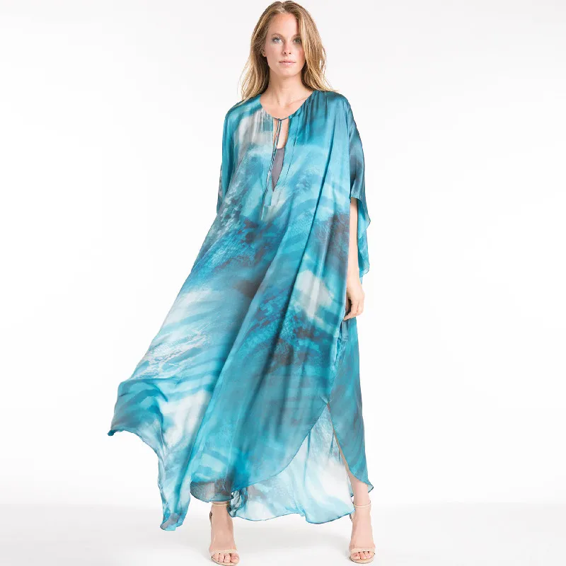 2022 Beach Dress Kaftan Pareo Sarongs Sexy Cover-Up Bikini Swimwear Tunic Swimsuit Bathing Suit Cover Ups Robe De Plage #Q1070 | Женская