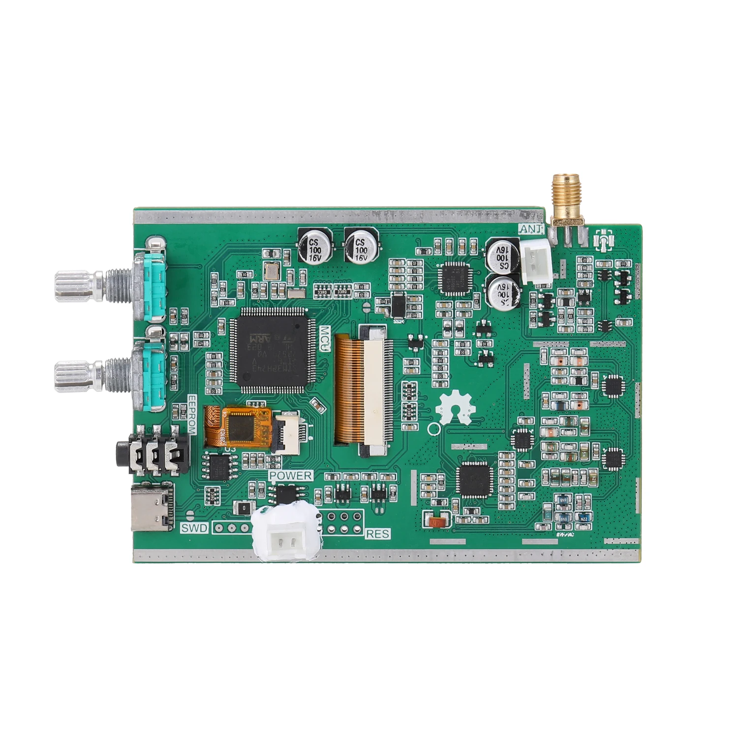 

50KHz-200MHz Malahite SDR radio Malahit DSP 3.5-inch touch screen SDR HAM transceiver receiver STM32H742 USB plug-in use