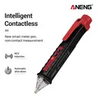 Цифровой индикатор напряжения ANENG, смарт-детекторы напряжения переменногопостоянного тока, необычный измеритель тока, тестовый карандаш с электрическим датчиком