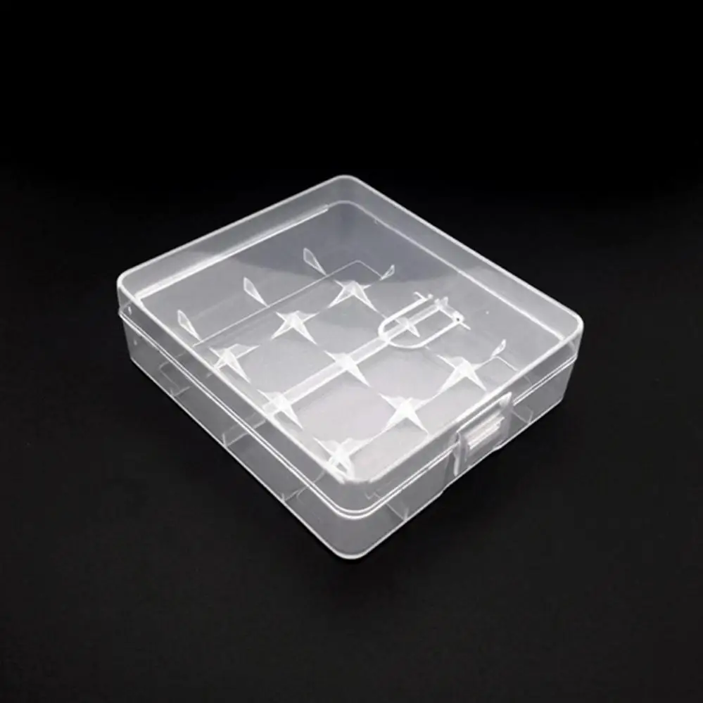 18650 Батарея Пластик ящик для хранения Жесткий Чехол держатель чехол 4x18650 AA