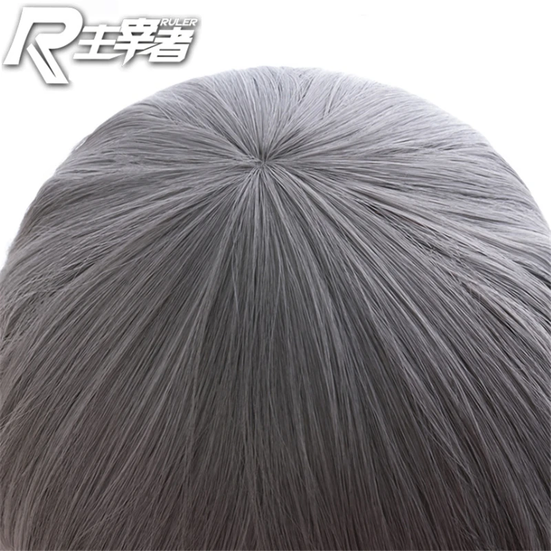 

Rascal no de chica conejito Senpai Sakurajima Mai Cosplay pelucas pelo largo liso gris 80cm demon slayer anime live cosplay