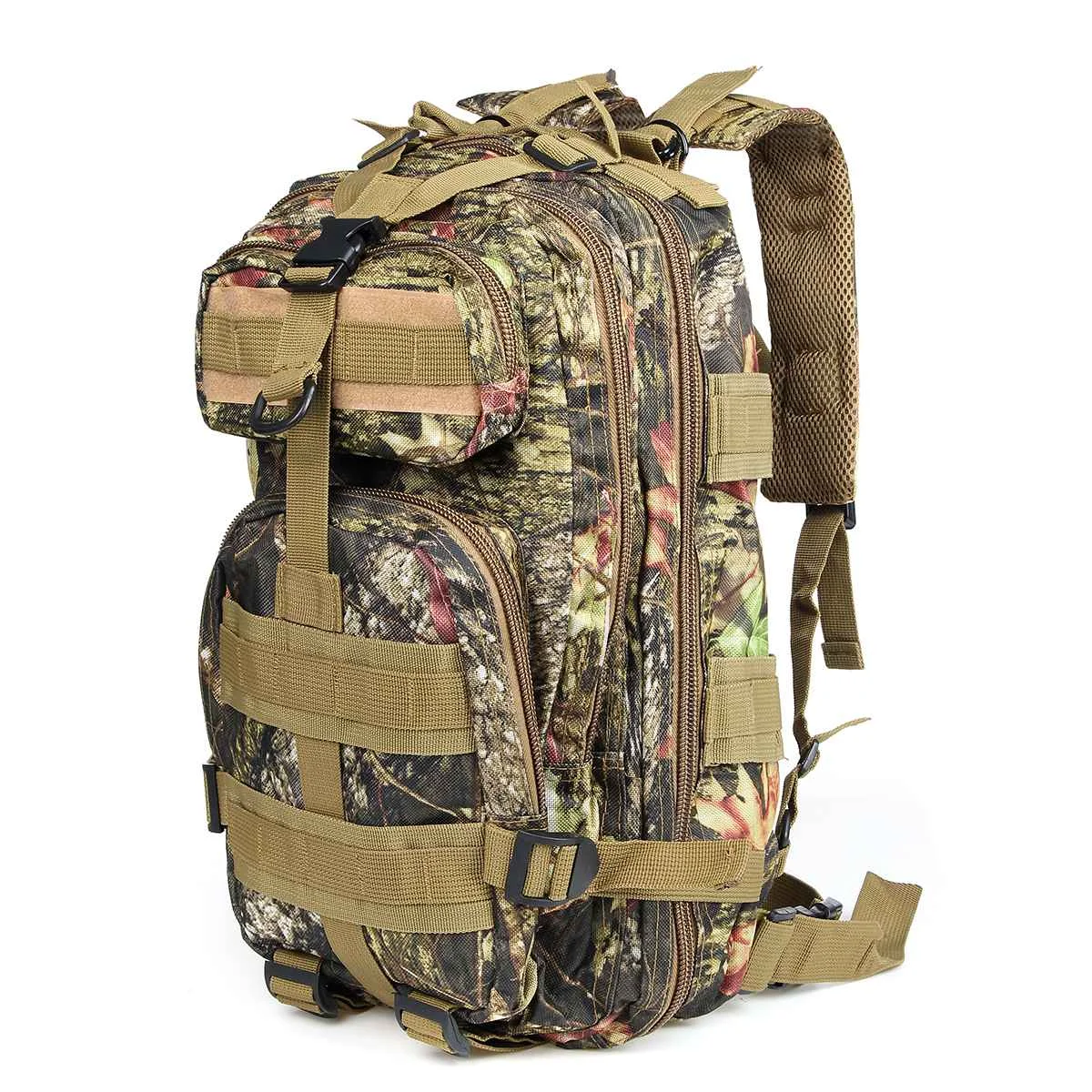 CP camouflage Открытый военный тактический рюкзак 30L камуфляж тактический спортивный рюкзак для путешествий большой емкости водонепроницаемая сумка - Цвет: CP camouflage