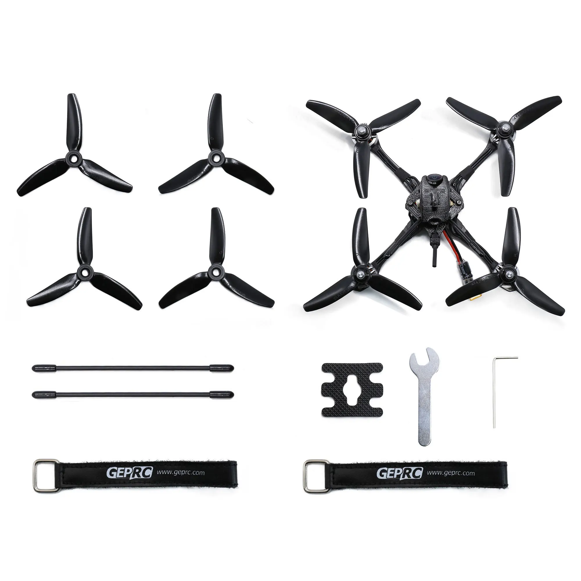 GEPRC Дельфин GEP-20A-F4 AIO 200 мВт Caddx Turbo Eos2 GR1507 3200KV 4S 153 мм 4 дюйма зубочистка с видом от