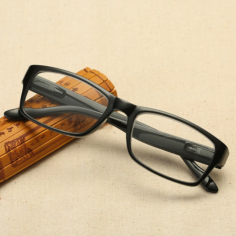 Мужские и женские очки для чтения винтажные прямоугольные модные черные