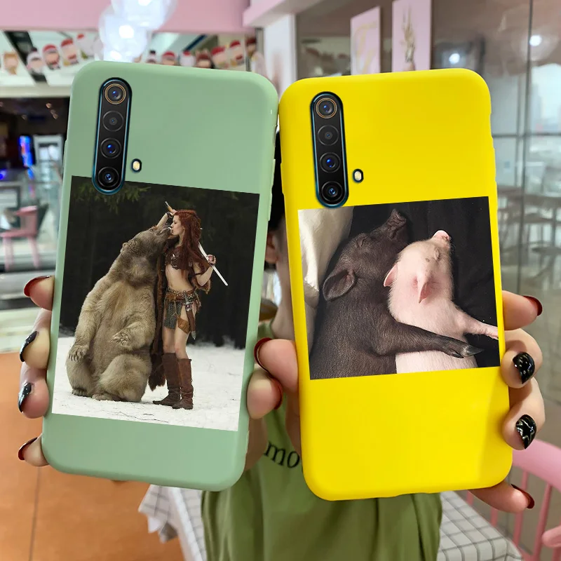 

For OPPO Realme X50 Case Cartoon Painted Shell For OPPO Realme X50 Pro Case Cute Animal Pattern Silicone Soft TPU Back Cover