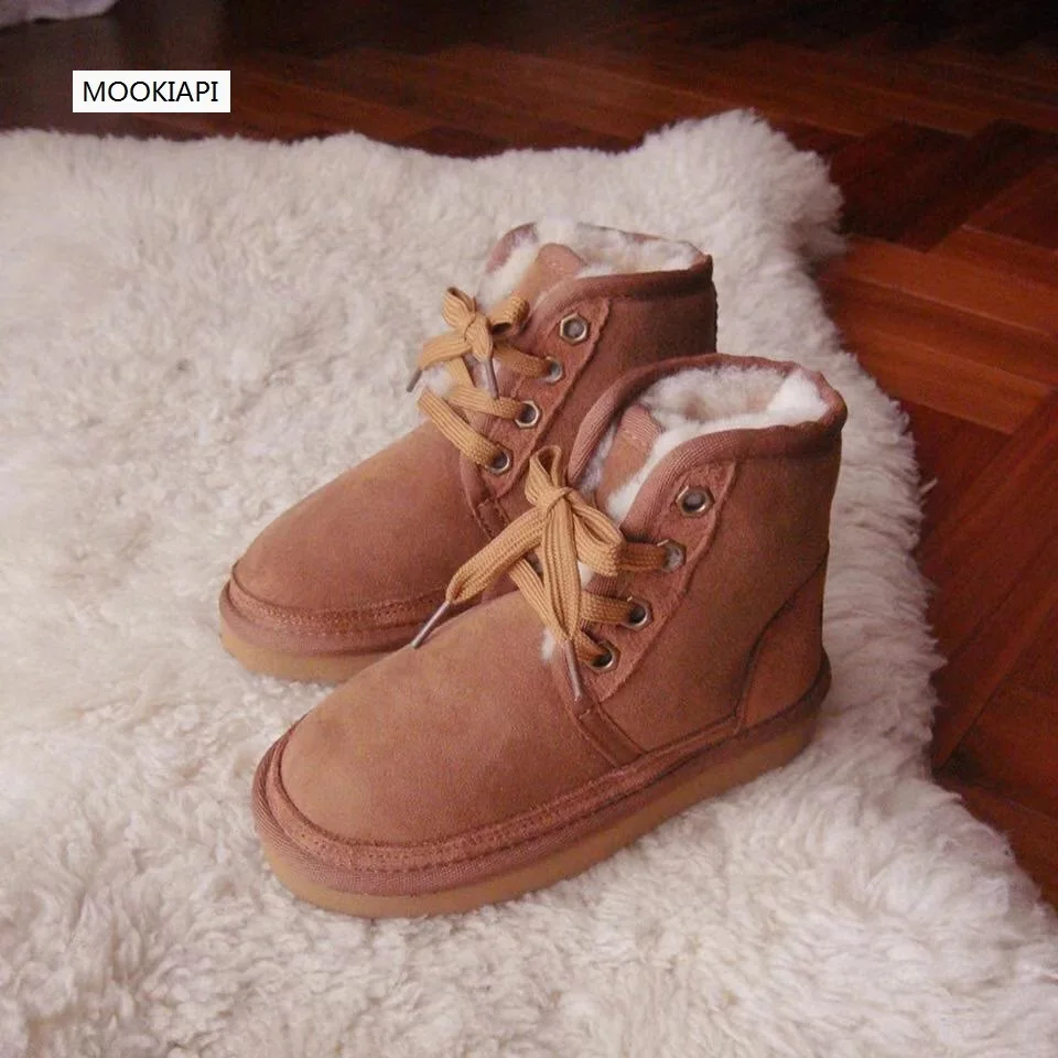 Последняя женская обувь высокого качества в Европе 2019 году настоящая овчина