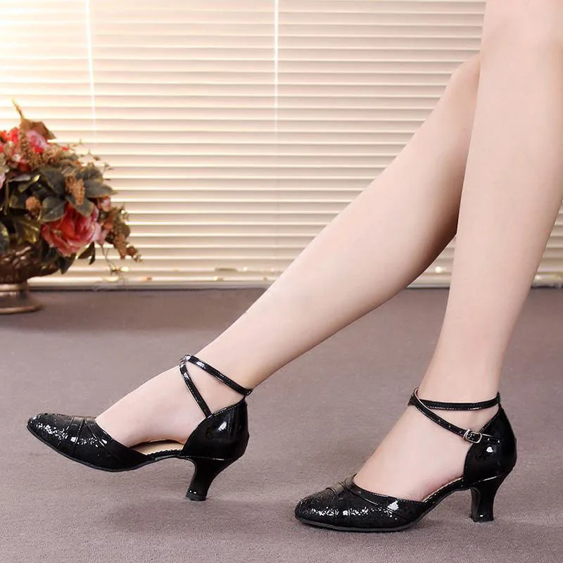 Latin dance shoes female zapatos mujer baile latino fashion modern tango performance women | Спорт и развлечения
