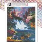 Evershine 5D DIY Алмазная вышивка водопад пейзаж, картина, выложенная алмазами комплект полная квадратная Мозаика из страз украшение дома