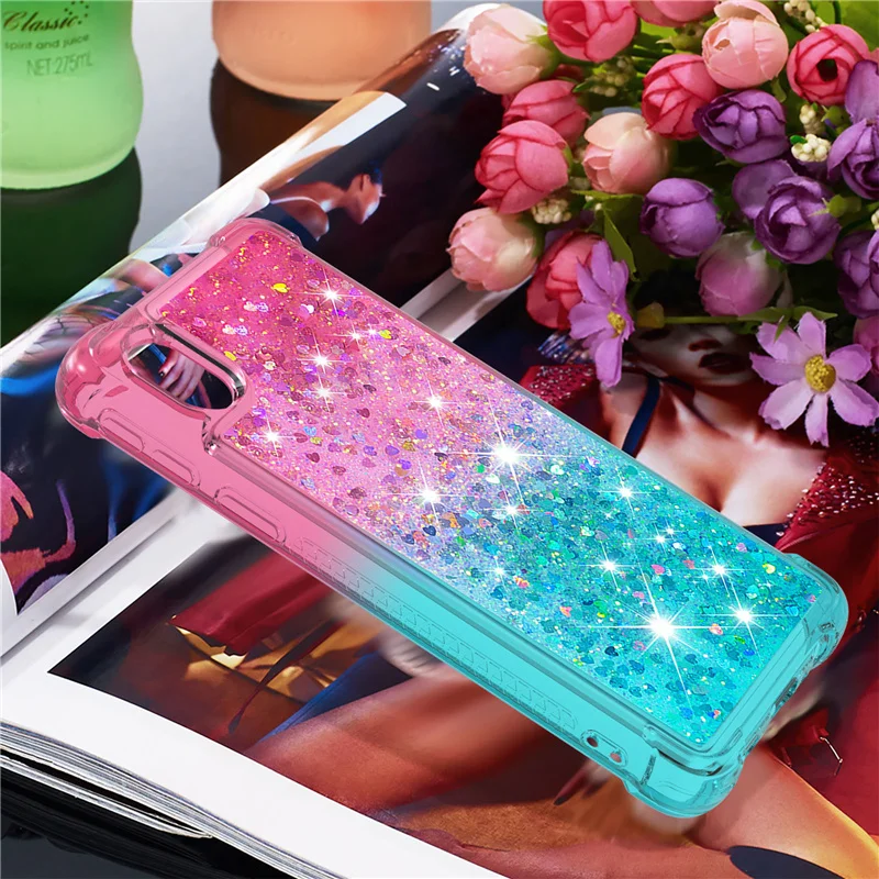 

Quicksand Phone Case For Samsung Galaxy A12 A02S A32 5G A02 M02 A01 Core Cases Soft TPU Dynamic Glitter Liquid Back Cover Funda