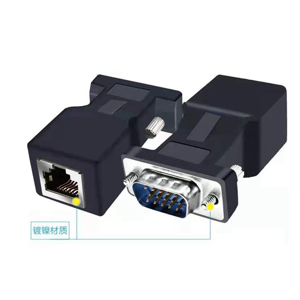 

Адаптер VGA к RJ45, сетевой кабель к VGA, сетевой Кабельный соединитель, сетевой Кабельный соединитель для монитора, удлинитель VGA