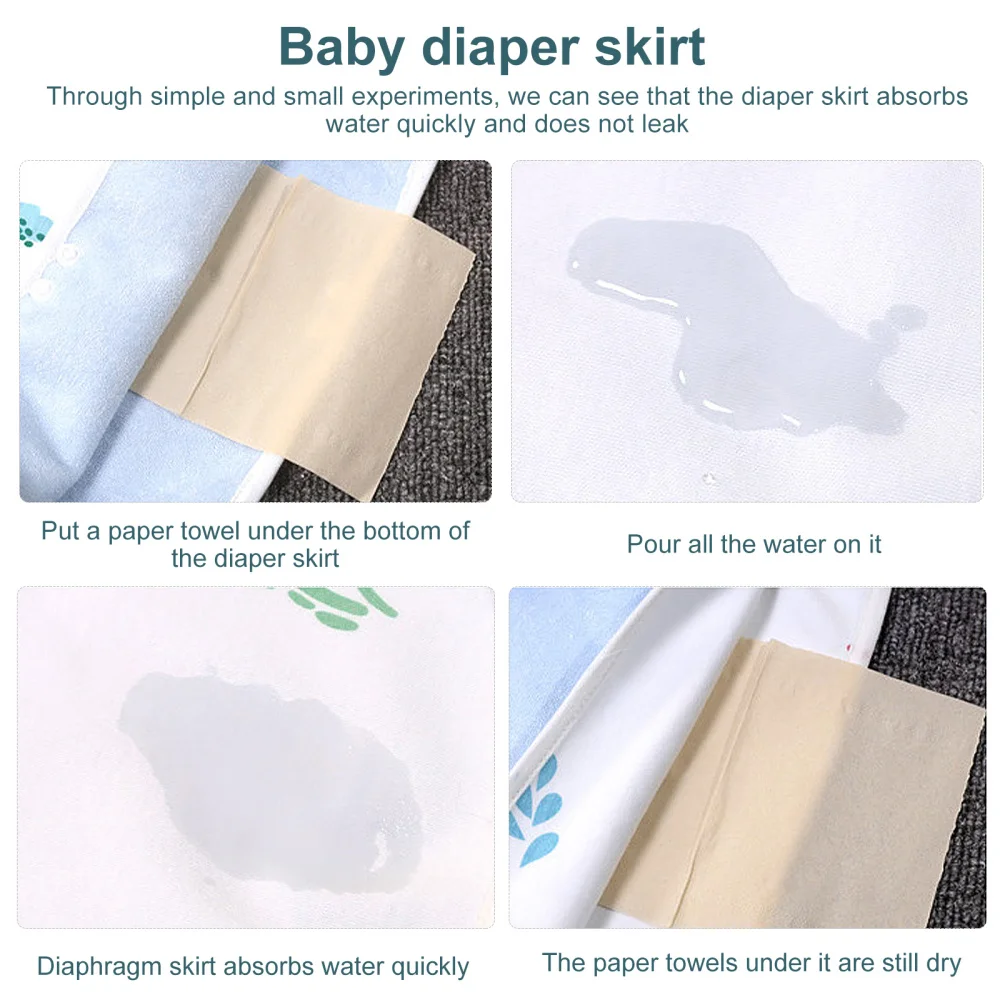 

1Pc Diaper Pants Waterproof Sleep Pants Breathable Baby Pants High-waist Skirt