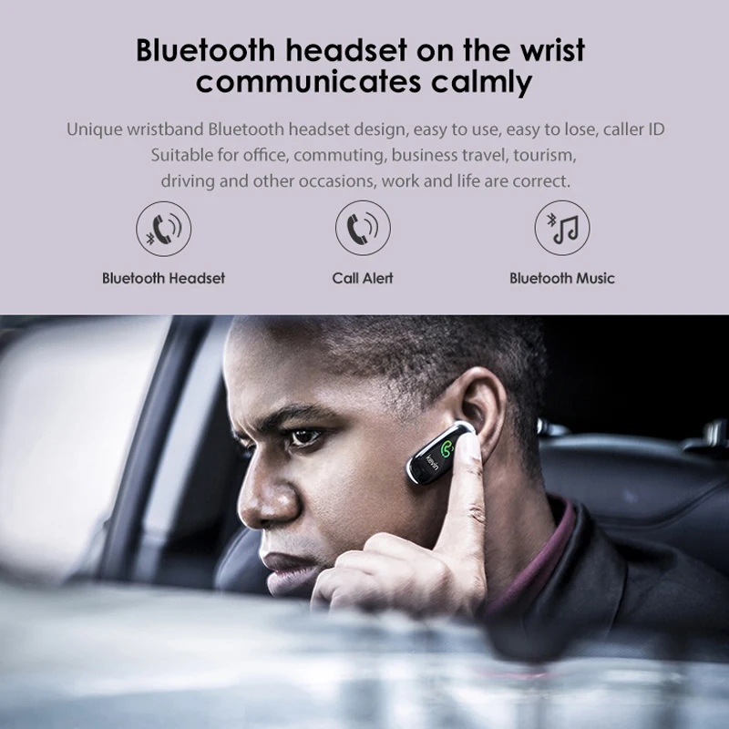 2 в 1 умный браслет с bluetooth наушниками Смарт-часы наушники измерения артериального давления музыка подходит фитнес-трекер Браслет