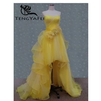 free shipping yellow organza sweetheart vestido de renda 2014 fashion sexy long dress party evening elegant dress formal gown