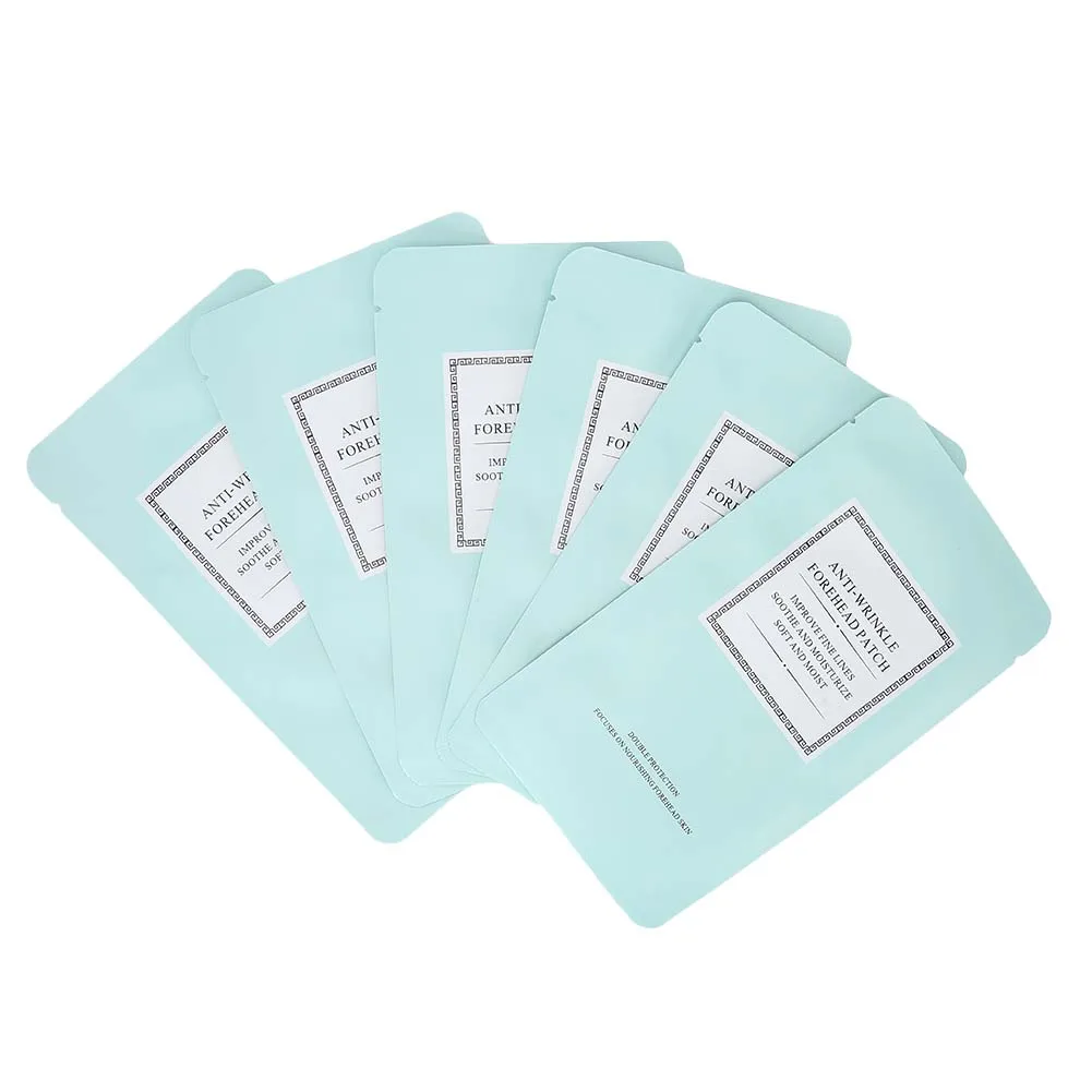 

6pcs Professional Anti-Wrinkle Forehead Patch M-Shaped Frown Lines Removal Patch Moisture Water Locking Skin Smoothing Pad​