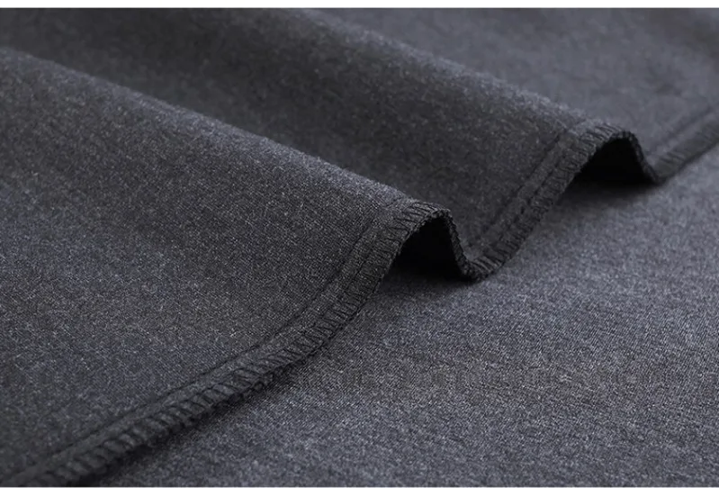 

#2042 Black Grey Elastic High Waisted Pencil Pants Women Skinny Formal Pants Women Middle-aged Woolen Pants Woman Autumn Winter