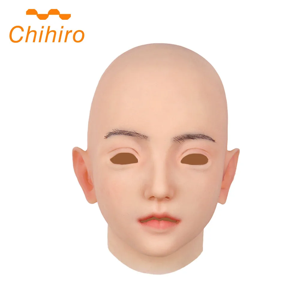 Мягкая силиконовая Реалистичная женская маска Emily для макияжа ручной работы