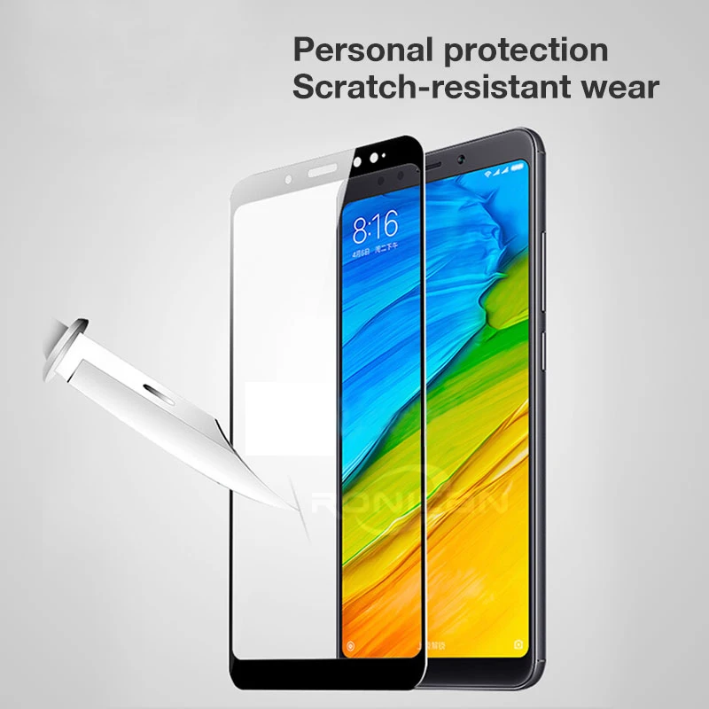 3D полное покрытие закаленное стекло для Xiaomi Redmi 5 Plus 4X 5A 6 6A 7 7A Защитная пленка