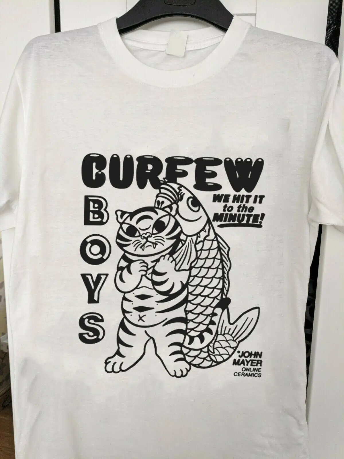Футболка John Mayer Online Ceramics 2019 Tour Curfew Boys новинка 100% хлопок Топ высокого