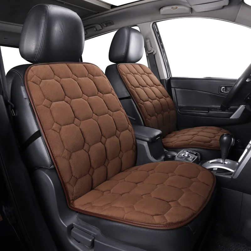 Economici Coprisedile Per Auto Invernale Cuscino Per Sedile Anteriore Per Auto Con Schienale Antiscivolo Breve Peluche Sedia Calda Cuscino Per Sedile Automatico Cuscino Per Tappetino Protettivo