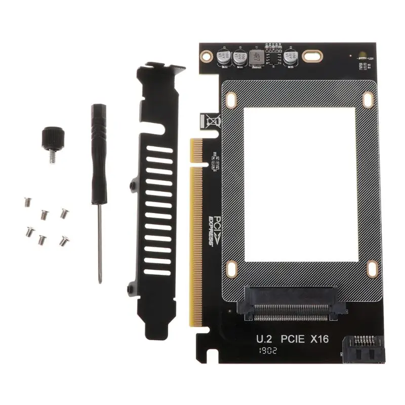 

Переходник F19E PCI-E 3,0 4X X16 к стандарту U.2, адаптер NVMe PCIe SSD PCI-e к карте M.2 2,5 'SSD к детской