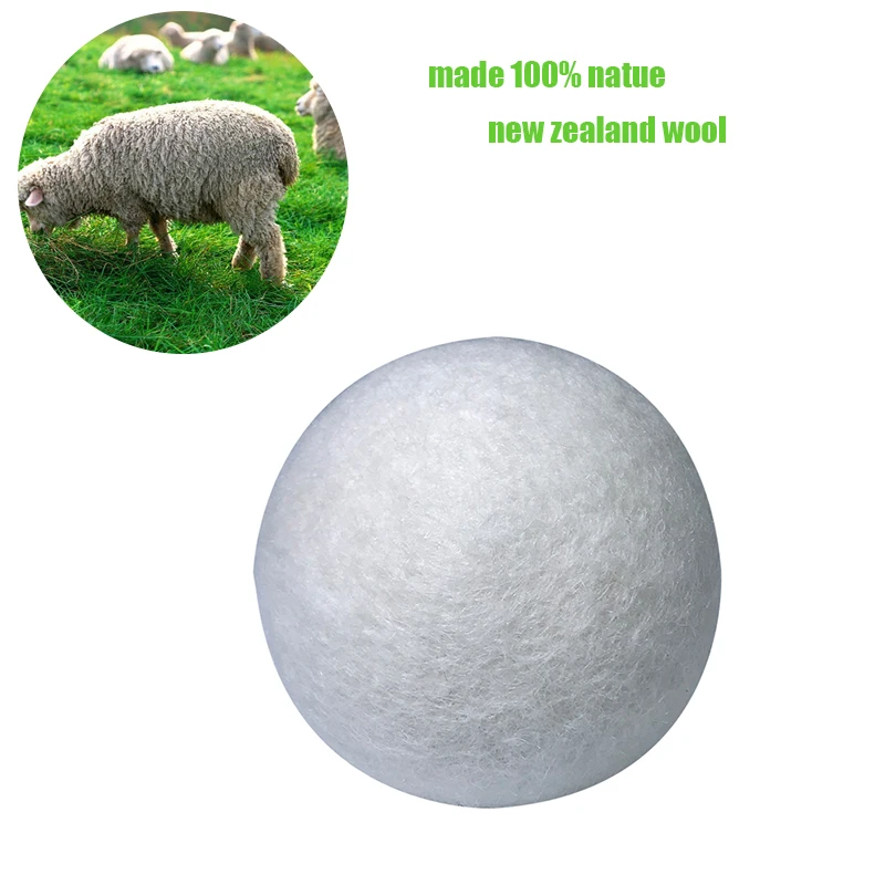 Шерстяной шарик для стирки многоразовый натуральный органический смягчитель