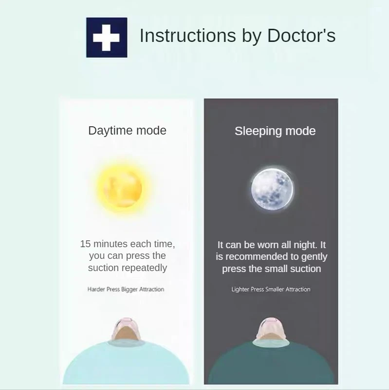 Dispositivo de correcci&oacute;n de pez&oacute;n, invertido, plano, corto, ni&ntilde;a peque&ntilde;a, mujeres embarazadas, per&iacute;odo de lactancia, retractor de pez&oacute;n, 2 paquetes-5