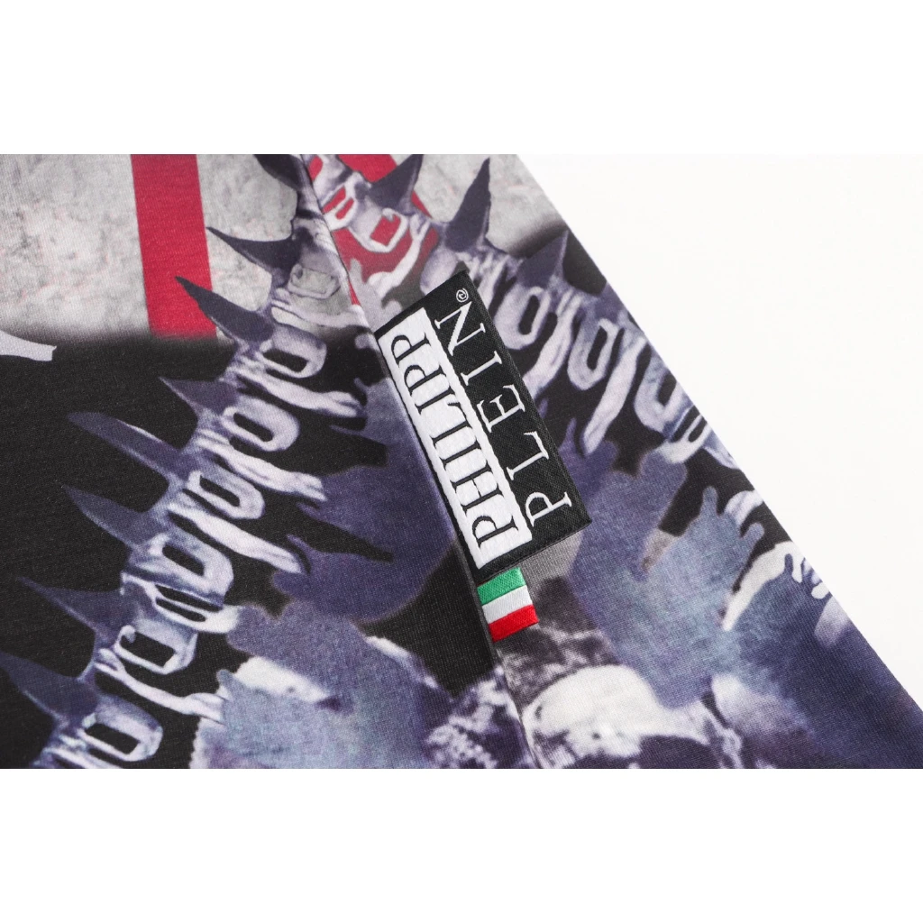 

2020 new PP short sleeve Philip short sleeve Philipp plein men's T-shirt slim fitting cotton crew neck T