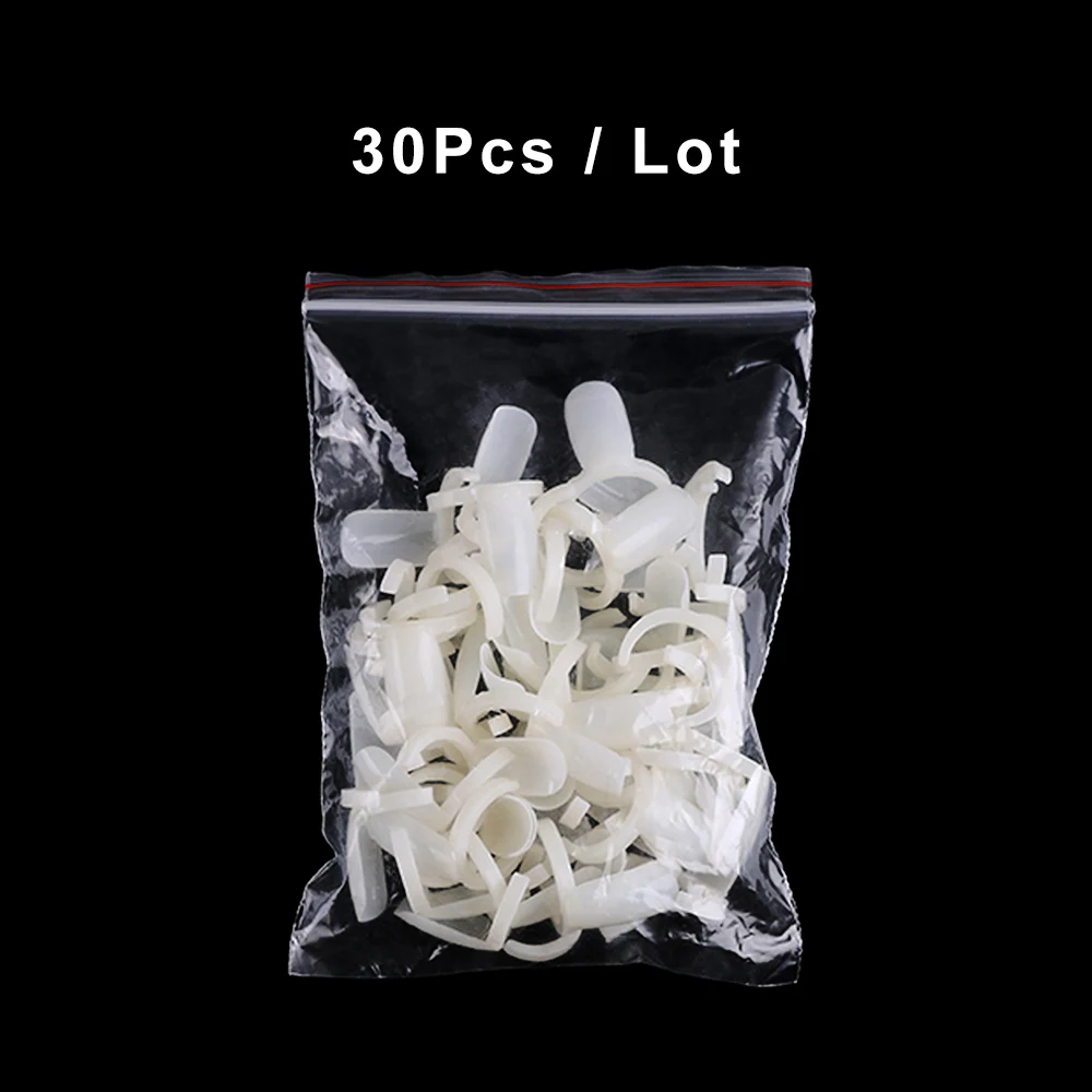 ZINXN 30 шт./лот Типсы для дизайна ногтей Форма кольца лака УФ-гель Таблица цветов