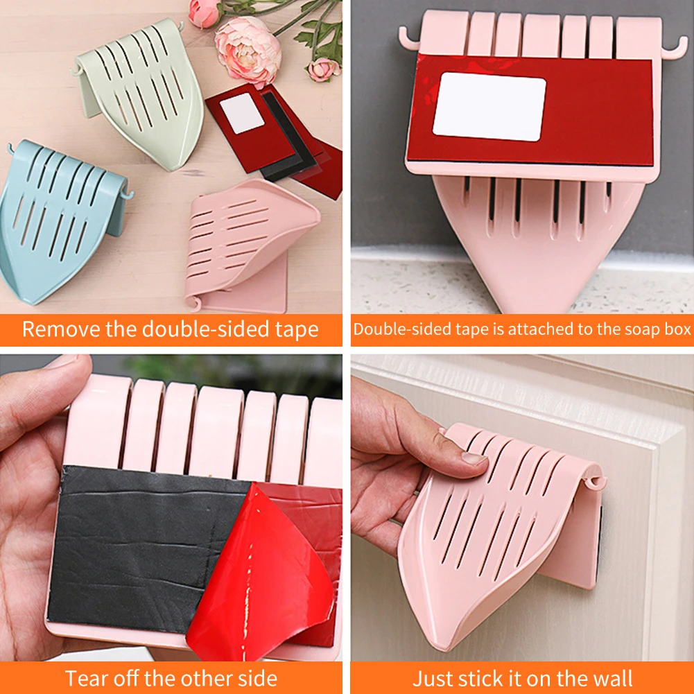 Держатель для мыла ванной комнаты коробочка хранения мыльница держатель тарелок