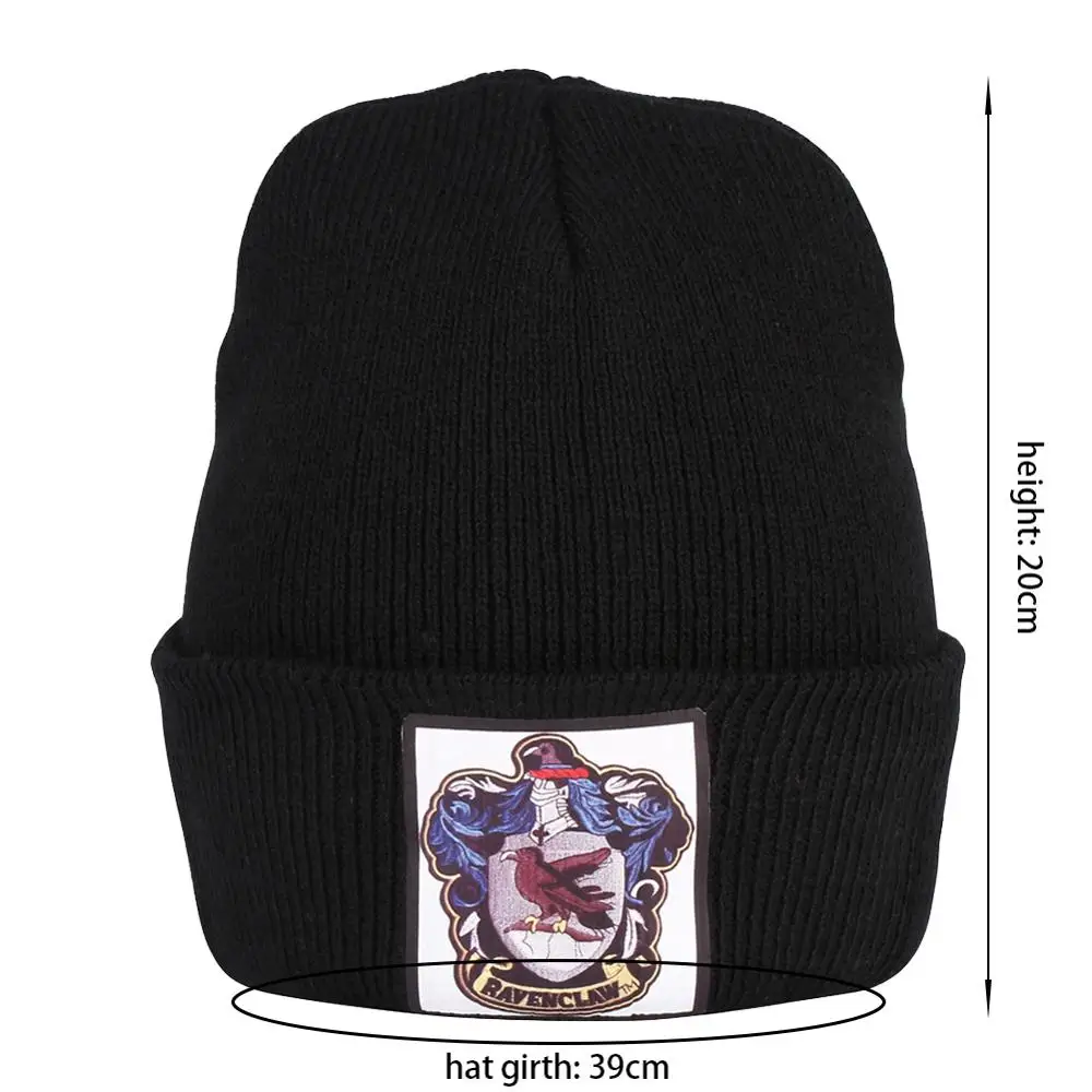 Мужские шапки черная трикотажная шапка зимняя фэнтезийная Волшебная Когтеточка